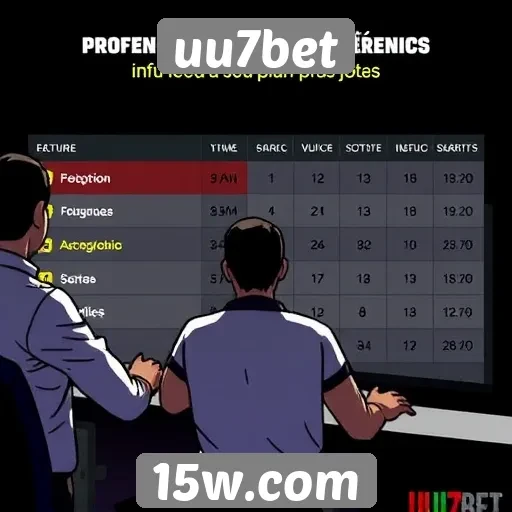 Preferências de jogo entre usuários da uu7bet