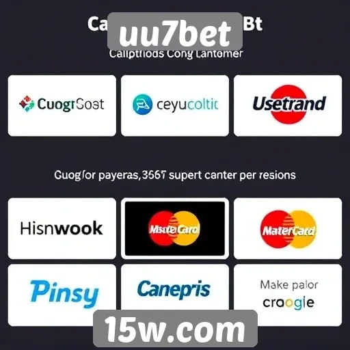 Métodos de pagamento aceitos no uu7bet